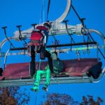 Seilbahn-Evakuierung der Bergwacht Deggendorf
